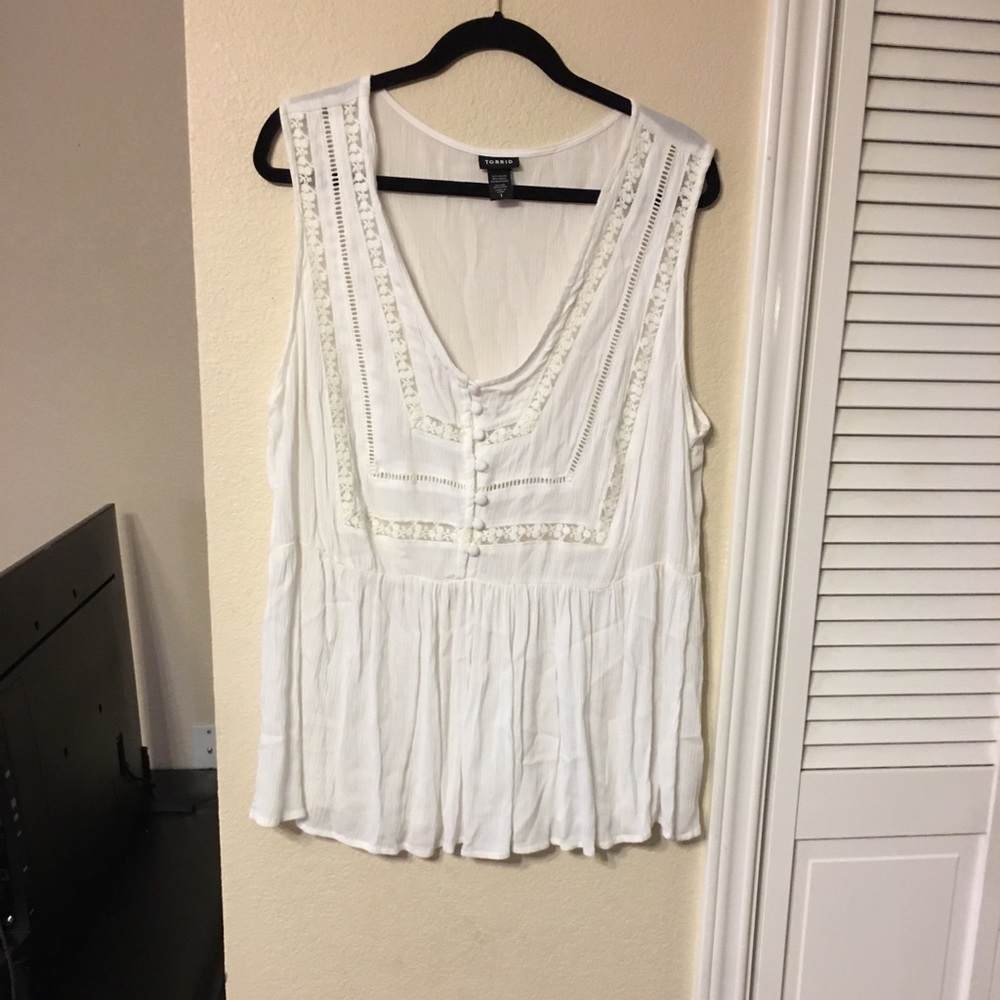White torrid blouse